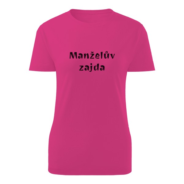 Tričko s potiskem Manželův zajda