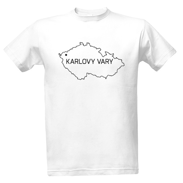 Tričko s potiskem Tričko Karlovy Vary