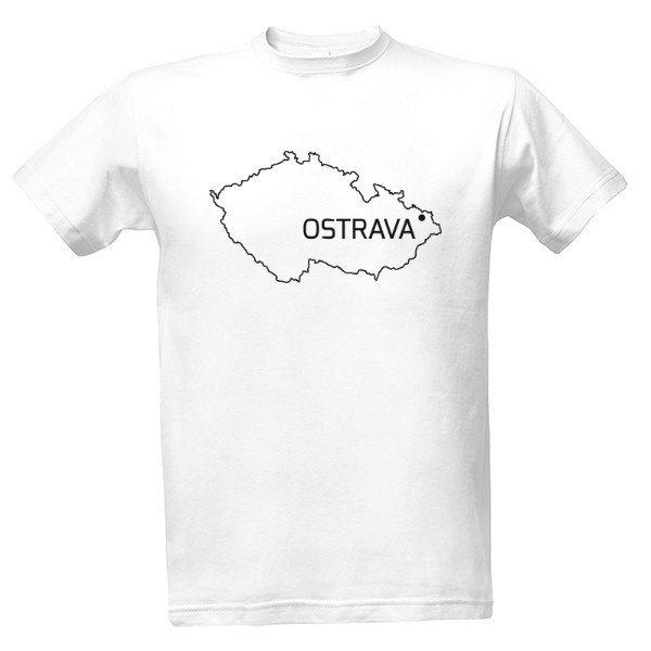 Tričko s potiskem Tričko Ostrava