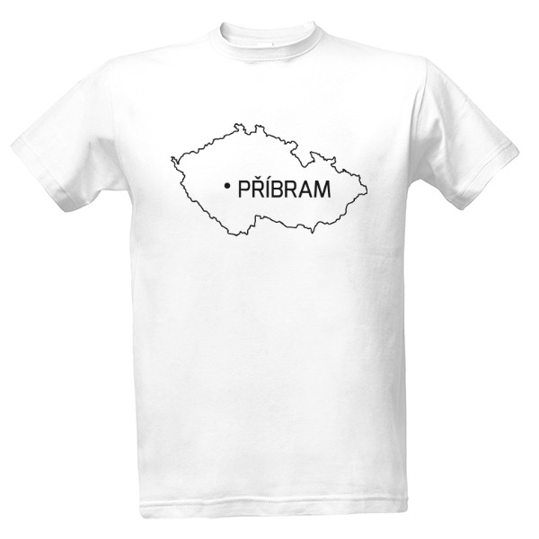 Tričko s potiskem Tričko Příbram
