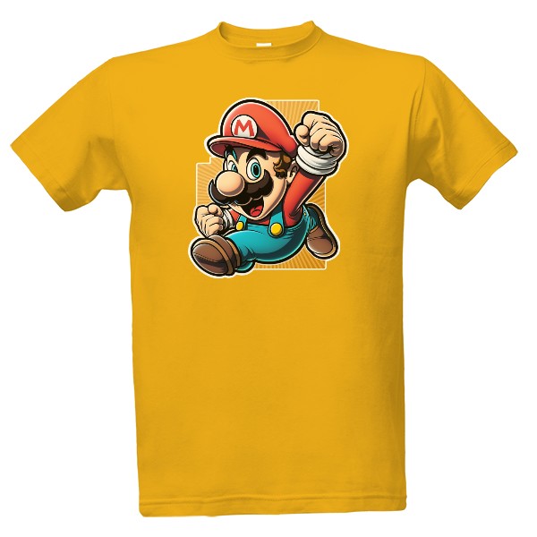 Tričko s potiskem Mario