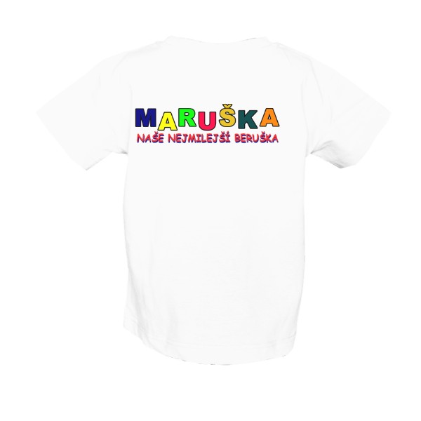 Tričko s potiskem Maruška - beruška