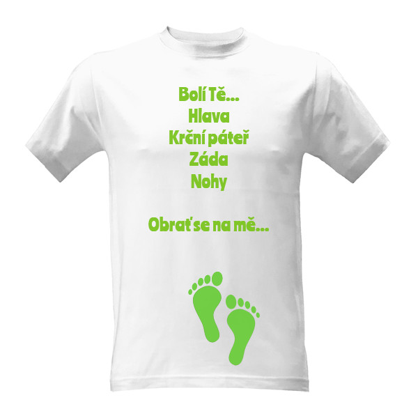 Tričko s potiskem Masér