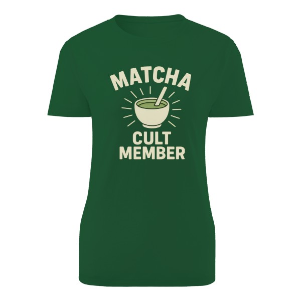 Tričko s potiskem Matcha Cult Member