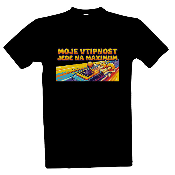 Tričko s potiskem Maximální vtipnost