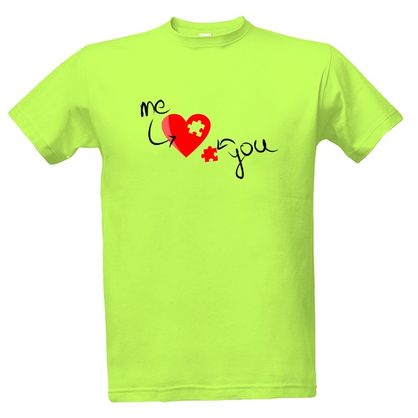 Tričko s potiskem Me and You