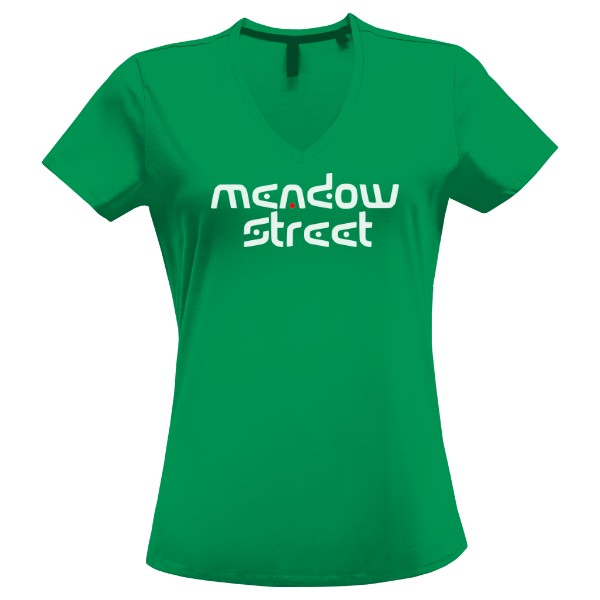 Tričko s potiskem Meadow Street logo dámské triko