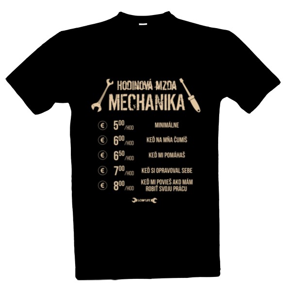 T-shirt Mechanic Hourly Rate