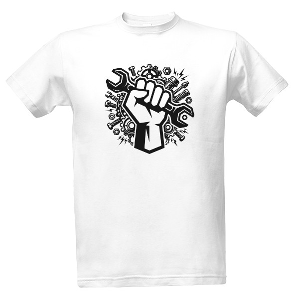 Tričko s potiskem Mechanik