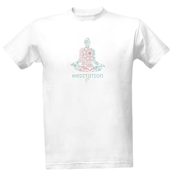 Tričko s potiskem Meditation