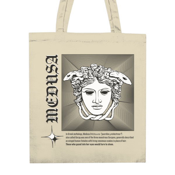 Nákupní taška unisex s potiskem Medusa