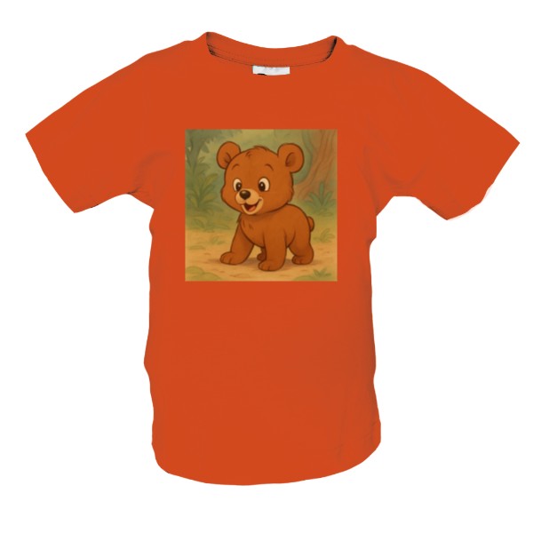 Tričko s potiskem Medvěd 