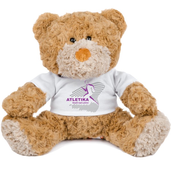Medvedík Teddy s potlačou Medvědí atlet