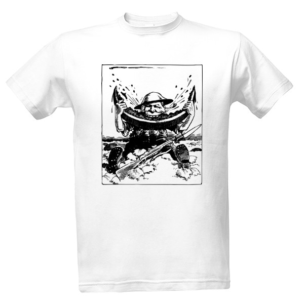 Tričko s potiskem melounman