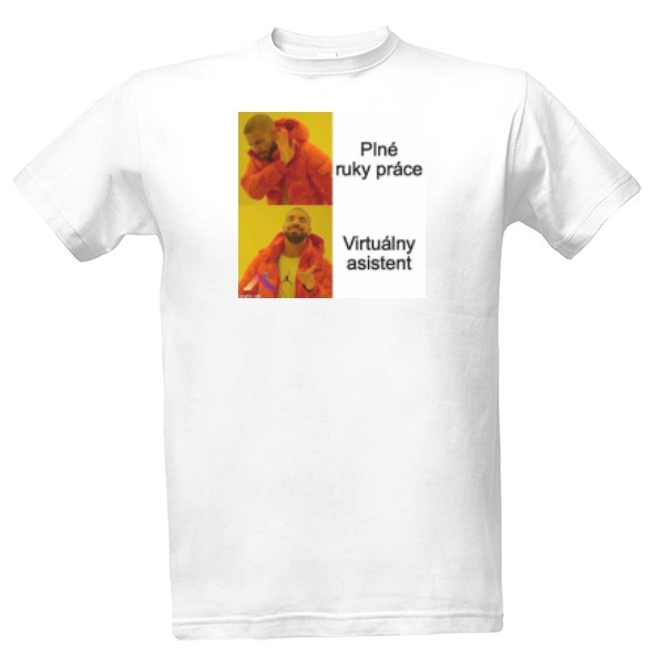 MEME edícia plné ruky práce tričko 