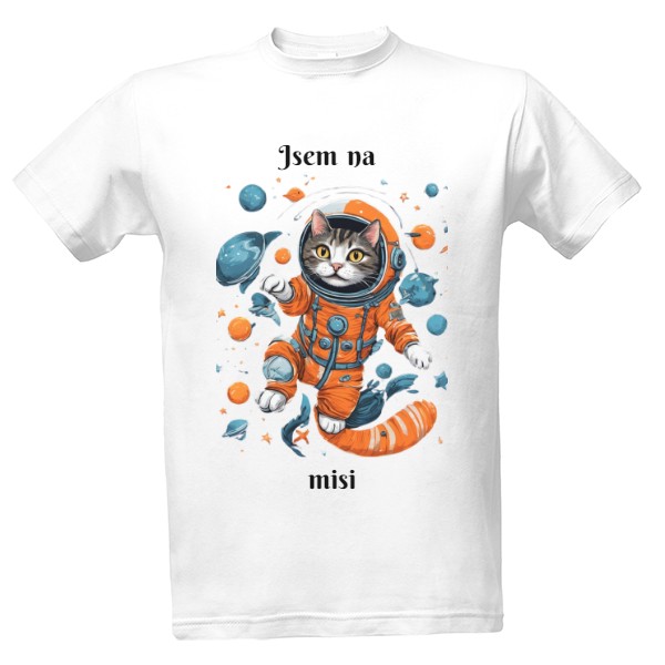 Tričko s potiskem Meowstronaut!