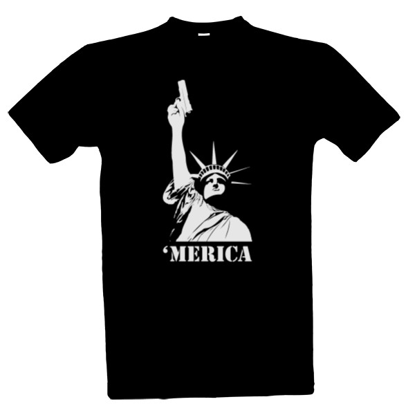 Tričko s potlačou 'merica