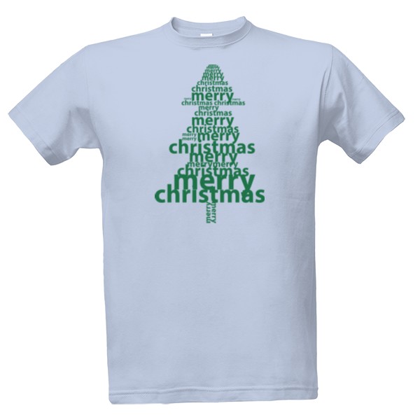 Tričko s potiskem Merry Christmas
