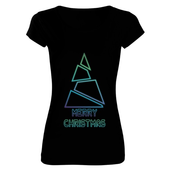 Tričko s potiskem Merry Christmas
