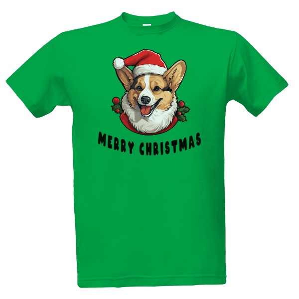 Tričko s potiskem Merry Christmas