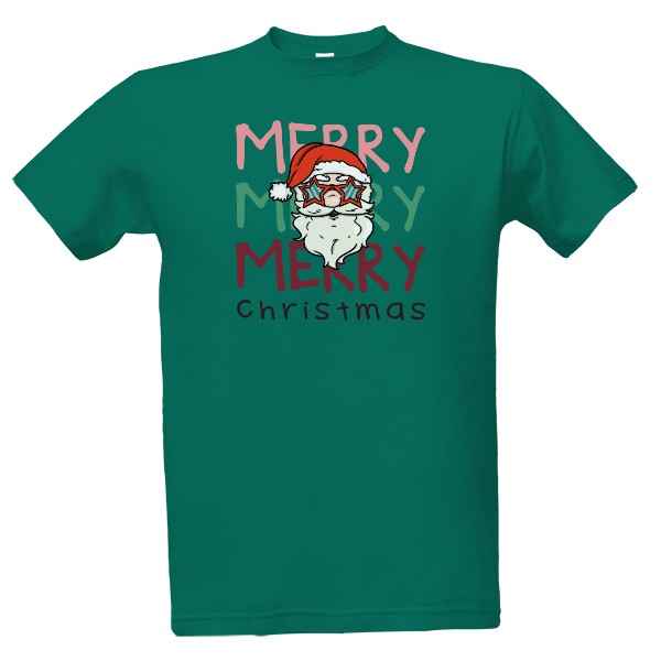 Tričko s potlačou Merry Christmas