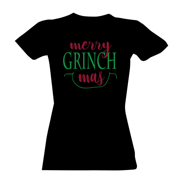 Tričko s potlačou Merry Grinch mas