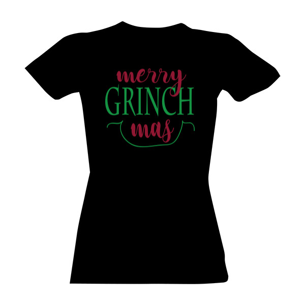 Tričko s potiskem Merry Grinch mas