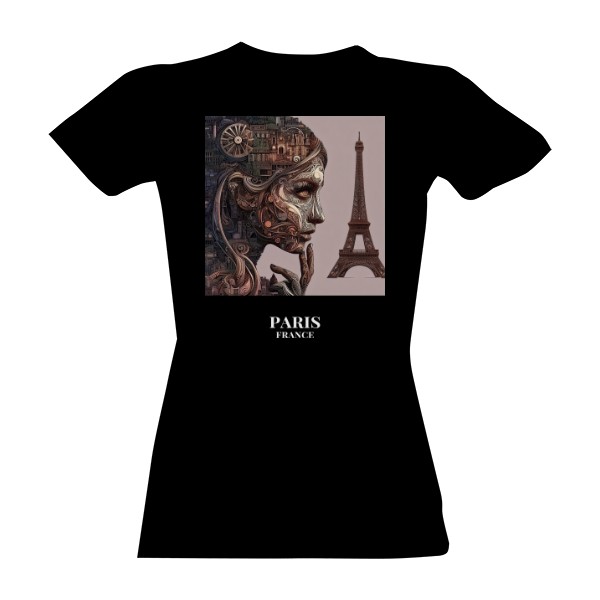 Tričko s potiskem Města Jako Ženy - Paris