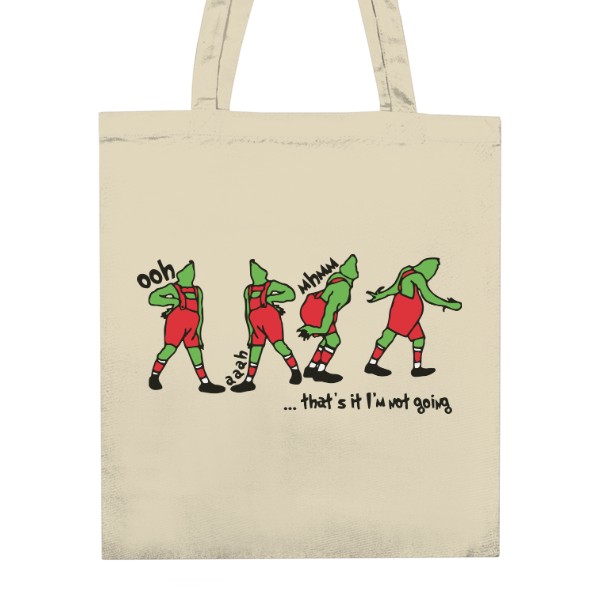 Taška z bio bavlny s potiskem Grinch