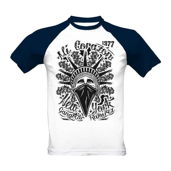 Tričko s potiskem Mi Corazón New York BW Ramirez hip hop