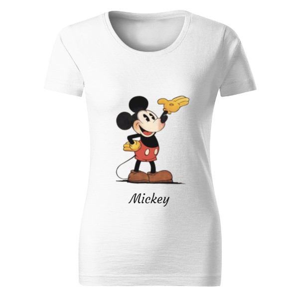 Tričko s potiskem Dámské tričko Mickey