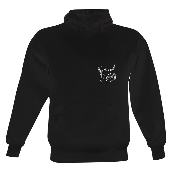 Pánská mikina s kapucí s potiskem Mikina F*CK