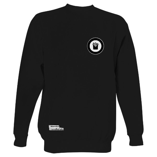 Mikina bez kapuce Unisex s potiskem Logo Hranolky