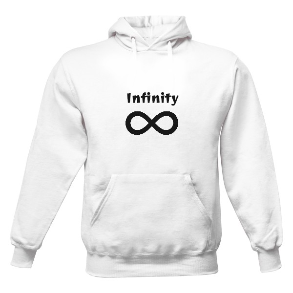 Pánská mikina s kapucí Just Hoods s potiskem Mikina Infinity