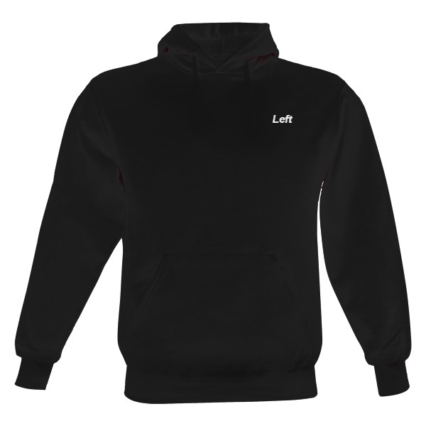 Pánská mikina s kapucí s potiskem Mikina Left bílý nápis