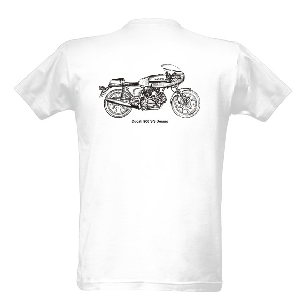 Tričko s potiskem Mikina motorka