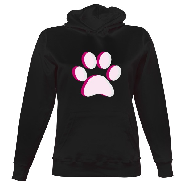 Dámská mikina s kapucí s potiskem Mikina-packa