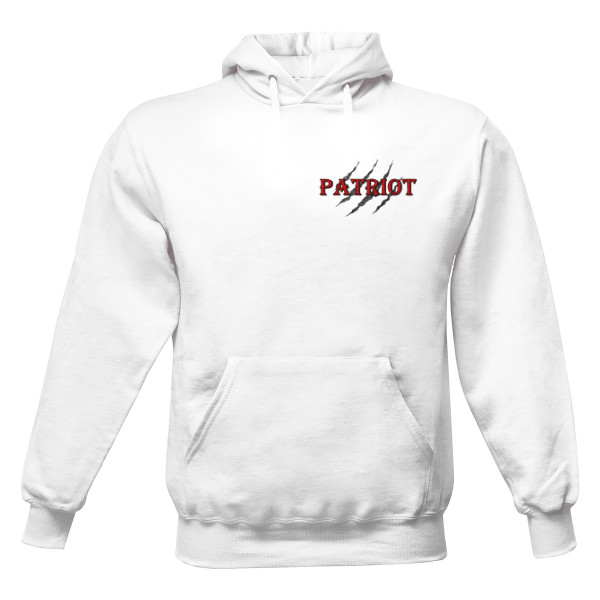 Men's hoodie s potiskem Mikina PATRIOT se znakem MORAVY