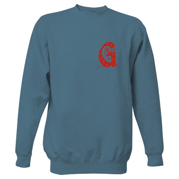 Mikina bez kapuce Unisex s potiskem Mikina s písmenem G