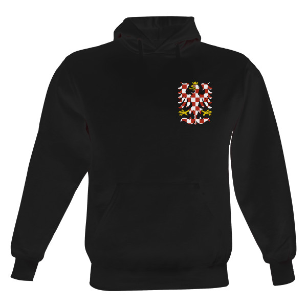 Men's hoodie s potiskem Mikina se znakem Moravy