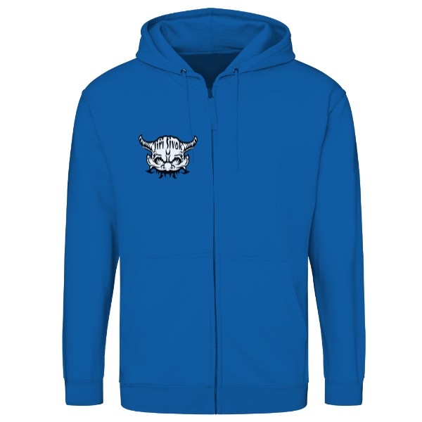 Mikina na zip unisex s potiskem Mikina Sivok dámská  b