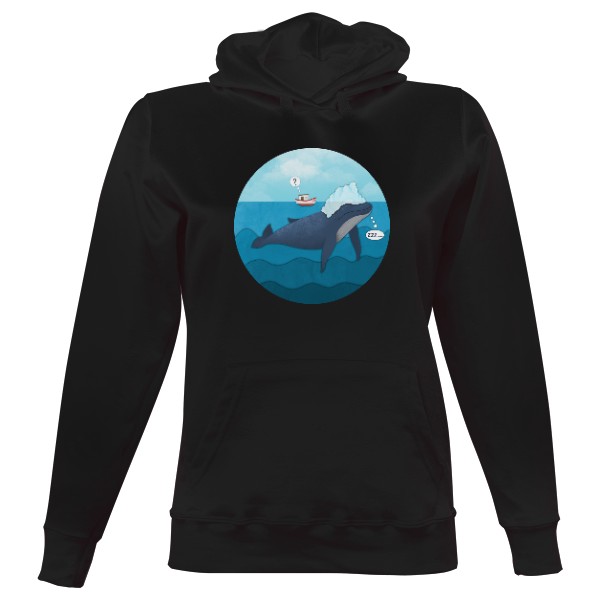 Tričko Sleeping Whale dámské černé