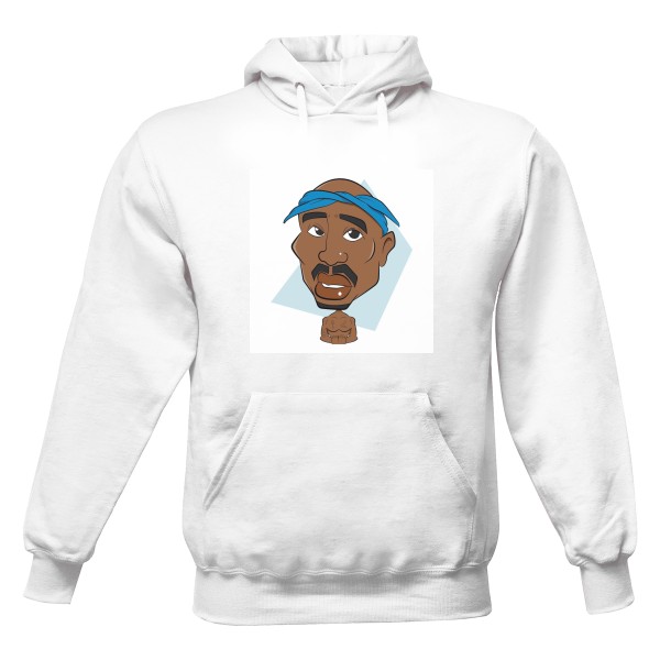 Pánská mikina s kapucí s potiskem Tupac 