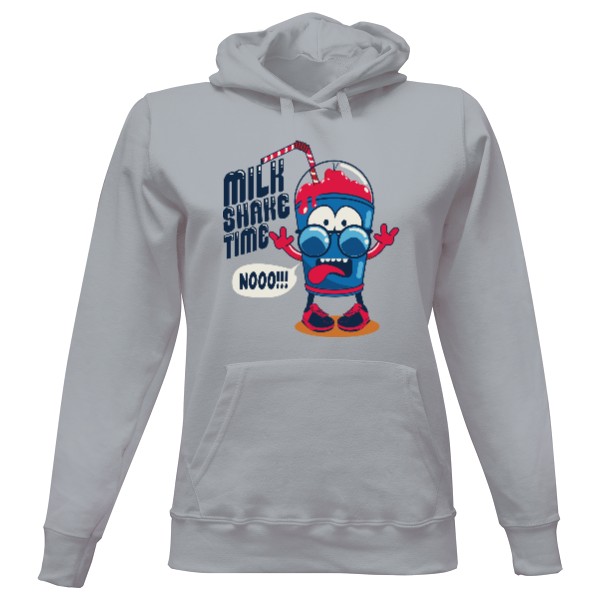 Dámská mikina s kapucí s potiskem Milk 1 Ramirez hip hop