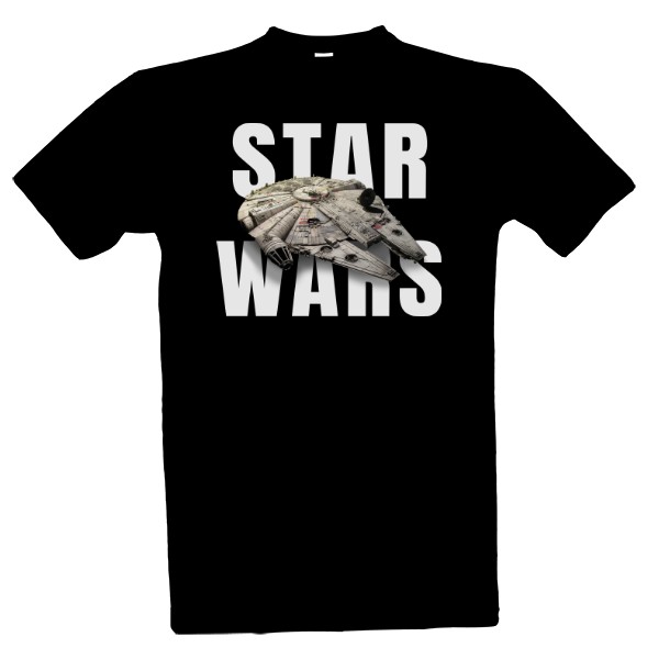 Tričko s potiskem millennium falcon