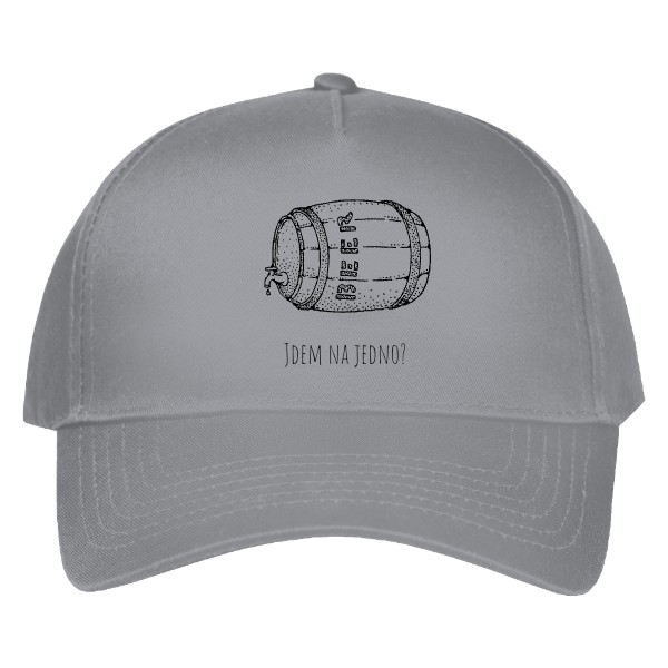 Kšiltovka s potiskem Jdem na jedno?