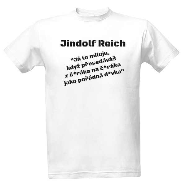 Tričko s potlačou Miluju kdyz! 