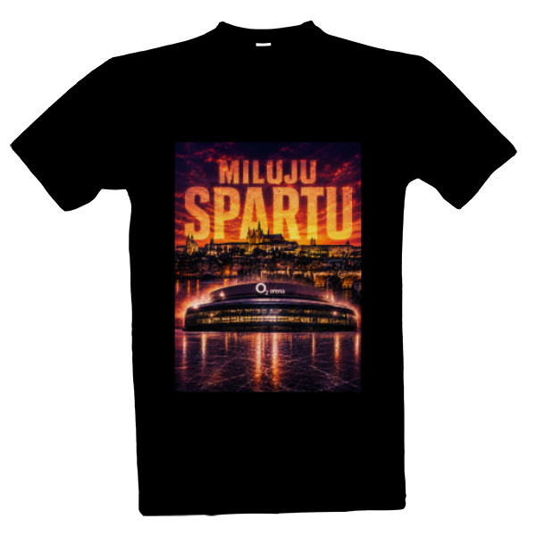 Tričko s potiskem Miluju Spartu Praha O2 Arena