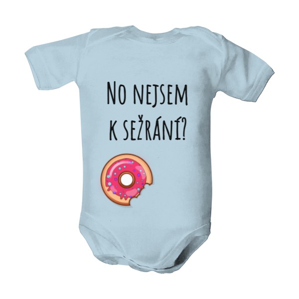 Dětské body  s potiskem No nejsem k sežrání?