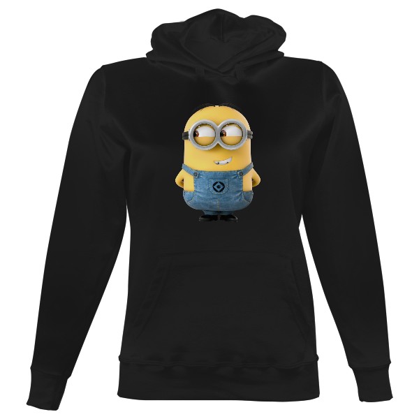 Dámská mikina s kapucí s potiskem Mimoň špekulant